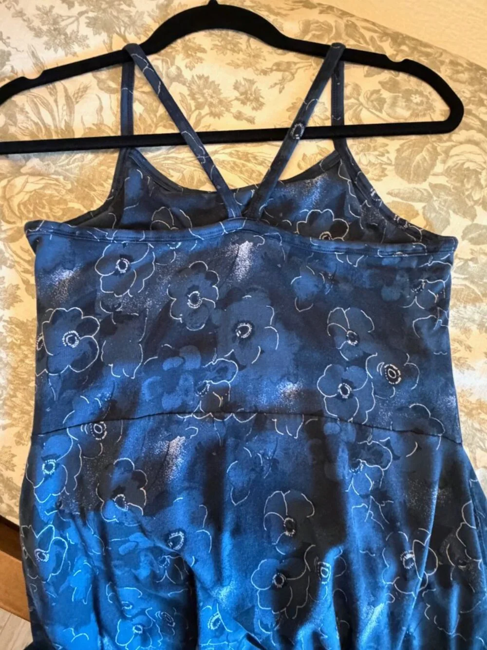 PACT Organic Fit and Flare Midi Dress, Size Medium - Picture 3 of 4